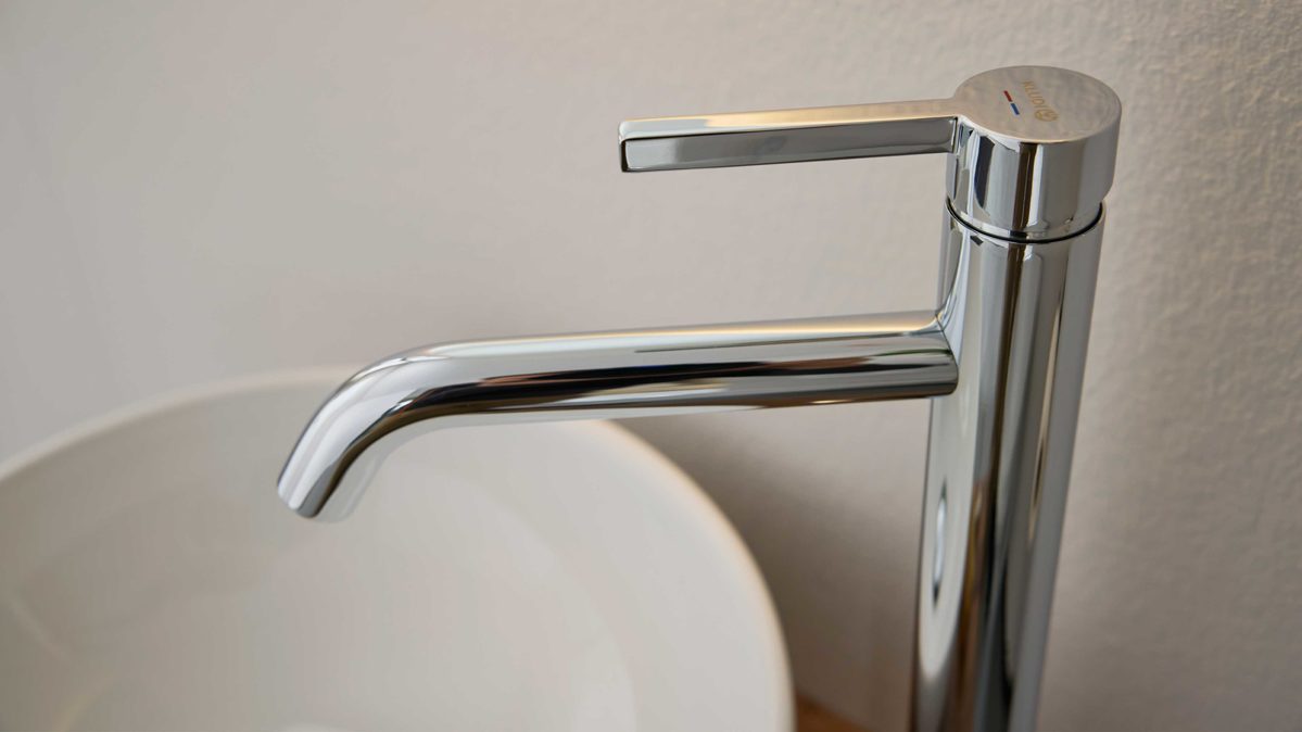 Mischbatterie Interliving aus Metall in Chrom Interliving Bad Serie 3715 - Armatur verchromt