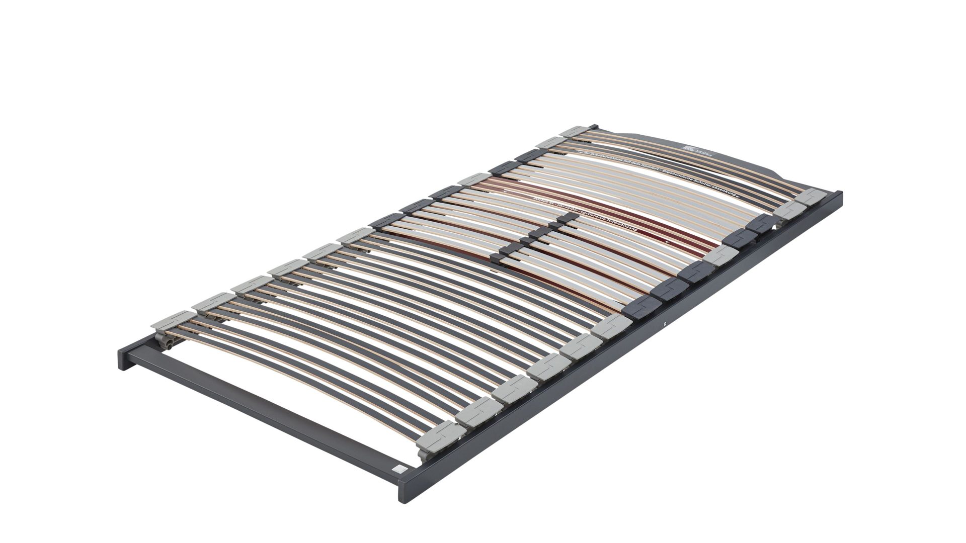 Lattenrost Interliving aus Holz in Grau Interliving Lattenrost Serie 1943 starr – Liegefläche ca. 100 x 200 cm