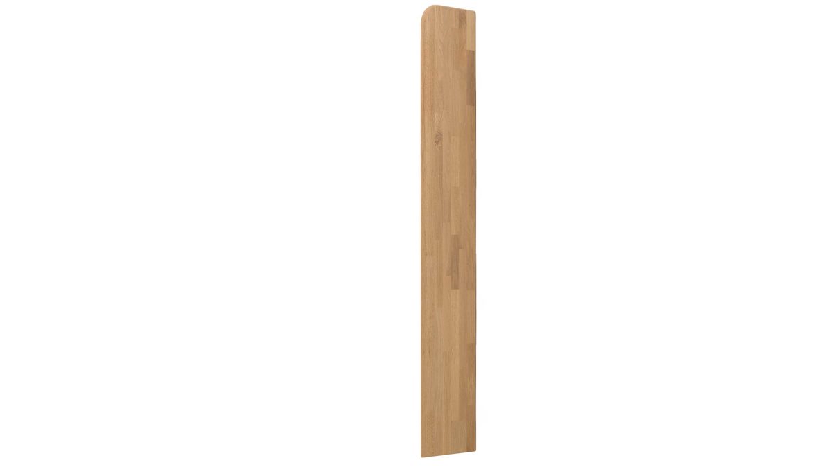 Seitenstollen Interliving aus Holz in Holzfarben Interliving Wohnzimmer Serie 2028 - Aufsatzstollen Wildeiche - Höhe ca. 147 cm