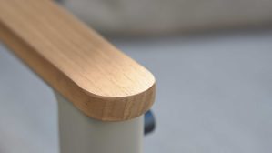 Gartenmöbel-Set Interliving aus Metall in Beige Interliving Gartenmöbel Serie 7014 - Essgruppe mit sechs Stühlen beiges TEXTILIENE®, Sinterstein & taupefarbenes Aluminium