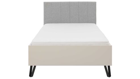 Komplettzimmer Interliving aus Holz in Hellgrau Interliving Jugendzimmer Serie 1702 - Jugendzimmermöbel als komplettes Set Sandgrau & Artisan Eiche - Liegefläche ca. 120 x 200 cm