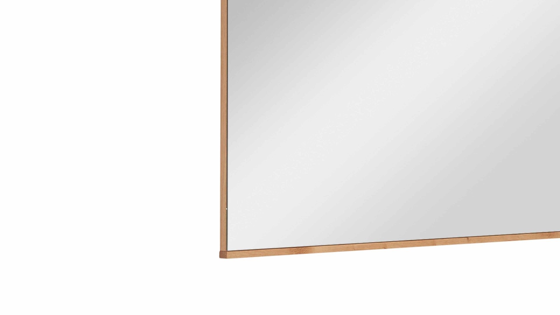 Wandspiegel Interliving aus Spiegel in Holzfarben Interliving Garderoben Serie 6005 – Spiegel Balkeneiche – ca. 82 x 82 cm