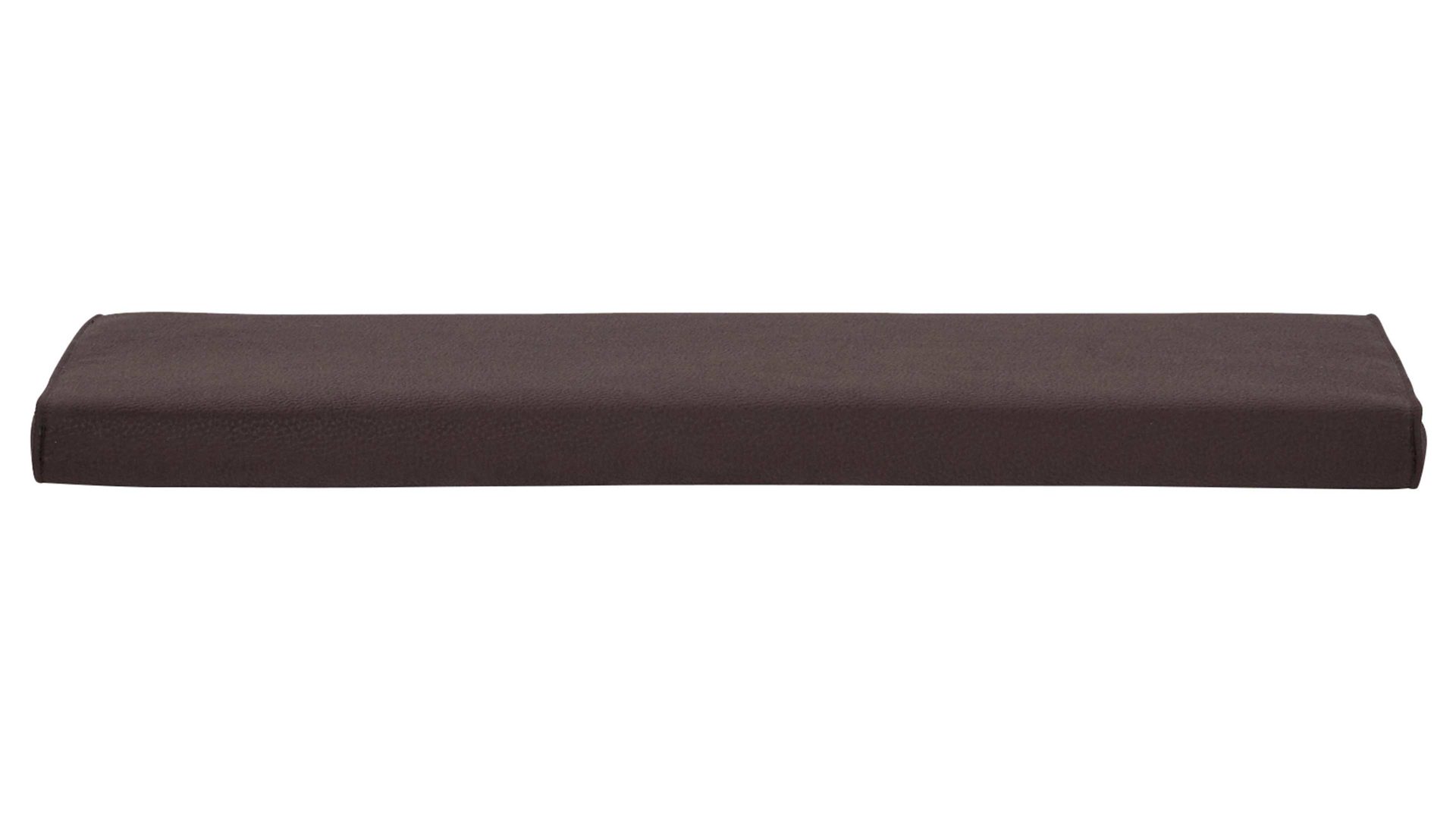 Sitzkissen Interliving aus Stoff in Anthrazit Interliving Garderoben Serie 6005 – Sitzkissen anthrazitfarbenes Kunstleder – Länge ca. 80 cm