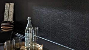 Einbauküche Nobilia® aus Holz in Hellgrau nobilia® Einbauküche Softline mit Elektrogeräten, z. B. Kühlschrank Seidengrau - Länge ca. 390 cm