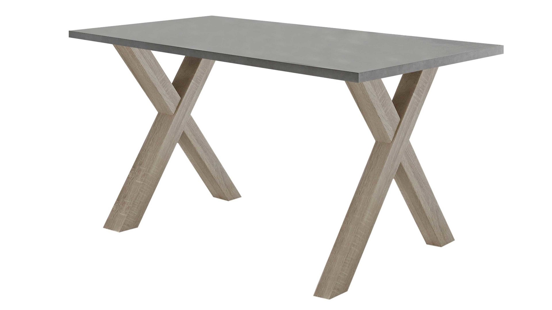 Schreibtisch Mäusbacher i.i. aus Holz in Grau Schreibtisch Mister Office Graphit & Eiche sägerau – ca. 140 x 70 cm