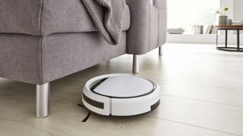 Ecksofa Interliving aus Stoff in Grau Interliving Sofa Serie 4305 – Wohnlandschaft mit Federkern silberfarbene Chenille Miro – Stellfläche ca. 258 x 326 cm