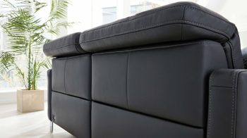 Mehrpreis Interliving aus Leder in Transparent Interliving Sofa Serie 4054 – Mehrpreis 2,5-Sitzer Lederrücken Lederbezug Credo
