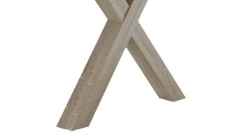 Schreibtisch Mäusbacher i.i. aus Holz in Weiß Schreibtisch Mister Office Mattweiß & Eiche sägerau – ca. 140 x 70 cm