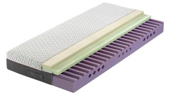 Matratzen-Set Interliving aus Stoff in Weiß Interliving Matratzen-Set 1920 mit Komfortschaummatratze Härtegrad 2 - Liegefläche ca. 90 x 200 cm