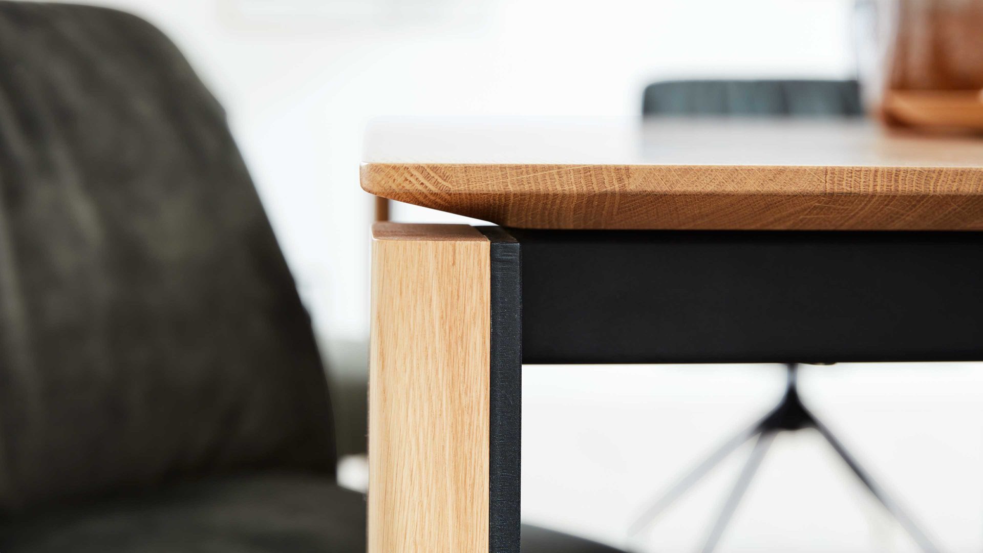 Auszugtisch Interliving aus Holz in Holzfarben Interliving Esszimmer Serie 5110 - Auszugtisch T0701 Eiche natur - ca. 180 - 280 x 90 cm