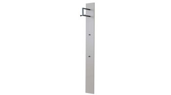 Wandgarderobe Interliving aus Holz in Hellgrau Interliving Garderobe Serie 6012 - Wandgarderobe graubeiger Mattlack - ca. 20 x 180 cm