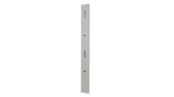 Wandgarderobe Interliving aus Holz in Hellgrau Interliving Garderobe Serie 6012 - Wandgarderobe graubeiger Mattlack - ca. 20 x 180 cm