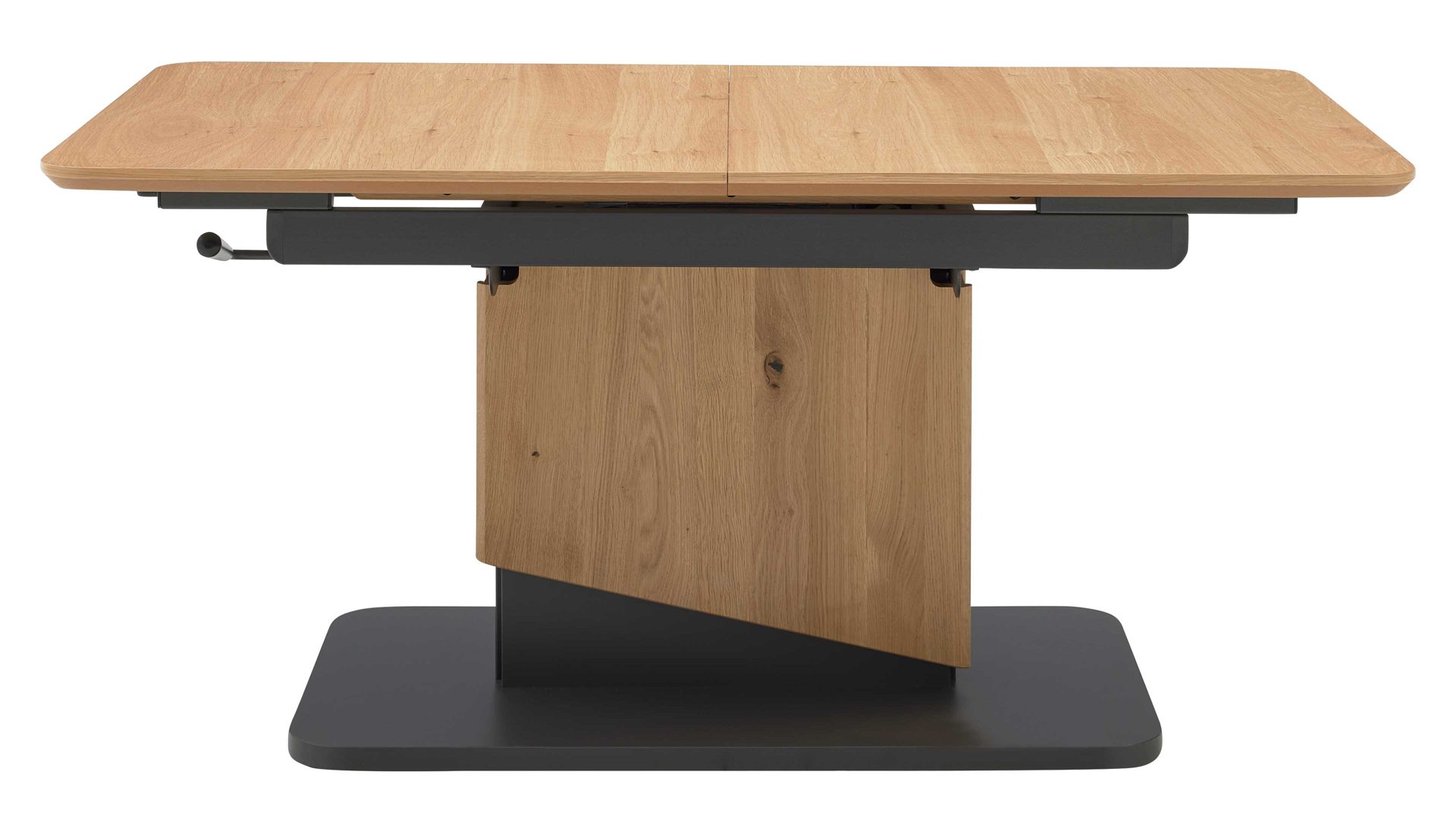 Couchtisch Interliving aus Holz in Holzfarben Interliving Couchtisch Serie 6223 - Couchtisch Wildeiche & Graphitschwarz - ca. 120 x 70 cm