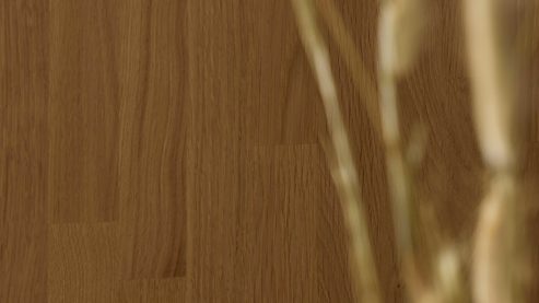 Vitrine Interliving aus Holz in Holzfarben Interliving Wohnzimmer Serie 2028 - Vitrine 6603 Wildeiche - zwei Türen, Breite ca. 62 cm