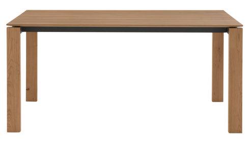 Esstisch Bert plantagie aus Holz in Holzfarben Ausziehtisch Udo geölte astige Eiche - ca. 180 - 260 x 95 cm