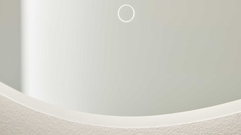 Wandspiegel Interliving aus Spiegel in Transparent Interliving Bad Serie 3725 – Spiegel ca. 120 x 80 cm