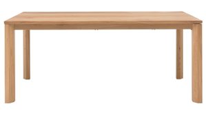 Auszugtisch Interliving aus Holz in Holzfarben Interliving Esszimmer Serie 5102 – Auszugtisch Eiche bianco - ca. 180 - 280 x 90 cm