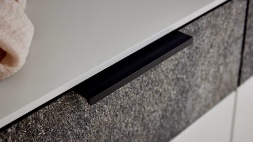 Garderoben-Set Interliving aus Holz in Weiß Interliving Garderoben Serie 6013 - Set 80 Sahara Creme & Granitfurnier - vierteilig