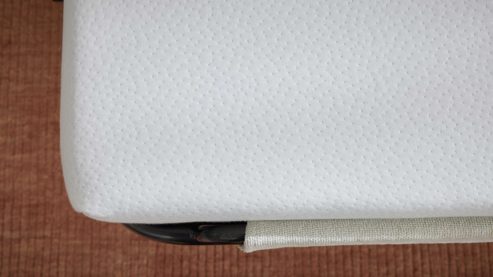 Ecksofa Interliving aus Stoff in Hellgrau Interliving Schlafsofa Serie 4700 - Ecksofa mit Schlaffunktion silberfarbener Bezug Toni & schwarze Metallfüße - Stellfläche ca. 270 x 190 cm