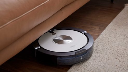 Ecksofa Interliving aus Leder in Braun Interliving Sofa Serie 4461 - Ecksofa haselnussfarbenes Leder Evita & schwarze Aluminiumfüße - Stellfläche ca. 292 x 244 cm