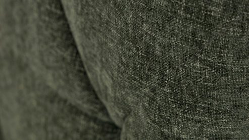 Boxspringbett Interliving aus Stoff in Grün Interliving Bettensystem Serie 1420 - Boxspringbett moosgrüne Chenille Toni & schwarze Holzfüße - Liegefläche ca. 180 x 200 cm