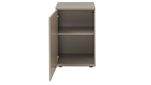 Sideboard Interliving aus Holz in Grau Interliving Wohnzimmer Serie 2031 - Sideboard Grau & Risseiche - zwei Türen, zwei Schubladen, Breite ca. 180 cm