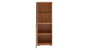 Wohnwand Interliving aus Holz in Holzfarben Interliving Wohnzimmer Serie 2031 - Wohnwand Balkenbuche - Länge ca. 330 cm