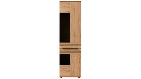 Wohnwand Interliving aus Holz in Holzfarben Interliving Wohnzimmer Serie 2032 - Wohnwand Risseiche - Länge ca. 330 cm