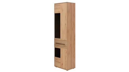 Wohnwand Interliving aus Holz in Holzfarben Interliving Wohnzimmer Serie 2032 - Wohnwand Risseiche - Länge ca. 330 cm