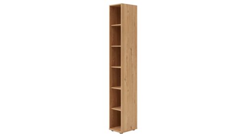Wohnwand Interliving aus Holz in Grau Interliving Wohnzimmer Serie 2032 - Wohnwand Grau & Risseiche - Länge ca. 315 cm