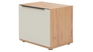 Lowboard Interliving aus Holz in Beige Interliving Wohnzimmer Serie 2032 - Lowboard LT21062 Sandbeige & Balkenbuche - dreiteilig, Länge ca. 210 cm