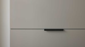 Garderoben-Set Interliving aus Holz in Hellgrau Interliving Garderobe Serie 6012 - Garderoben-Set graubeiger Mattlack - fünfteilig