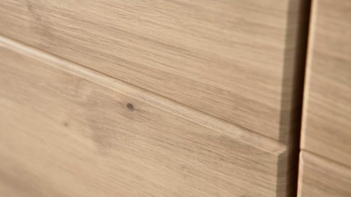 Wohnwand Interliving aus Holz in Holzfarben Interliving Wohnzimmer Serie 2110 - Wohnwand EB34502 Alteiche - Breite ca. 345 cm