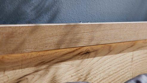 Komplettzimmer Interliving aus Holz in Hellgrau Interliving Schlafzimmer Serie 1034 – Komplettzimmer mit Stauraumkommode champagnerfarbenes Glas & Kernholz - Liegefläche ca. 180 x 200 cm