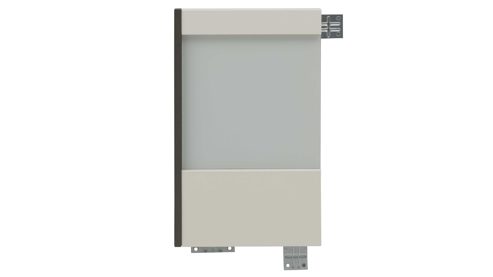 Möbelbeleuchtung Interliving aus Holz in Weiß Interliving Schlafzimmer Serie 1033 – Komplettzimmer mit Beleuchtung weißes Glas & Holz