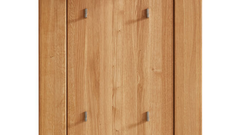 Wandgarderobe WOODS & TRENDS aus Holz in Holzfarben WOODS & TRENDS Programm Loft - Wandgarderobe Eiche natur - ca. 80 x 196 cm